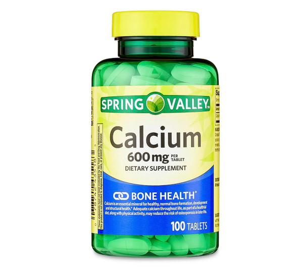 Spring Valley - Calcium 600 mg (Pack of 2) 200 Total Coated Tablets