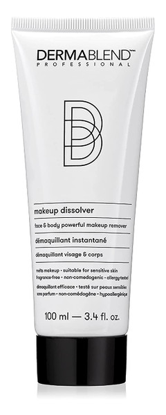 Dermablend Makeup Remover Dissolver for Face and Body, 3.4 Fl Oz