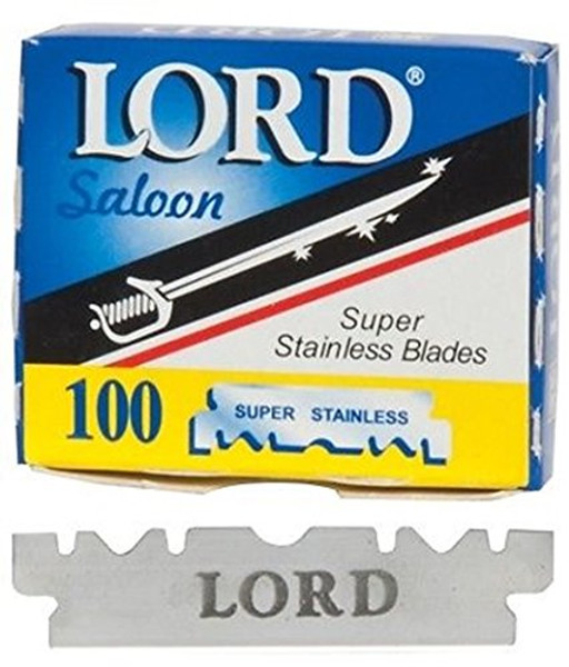1000 Lord Super Stainless Single Edge Razor Blades for Barbers