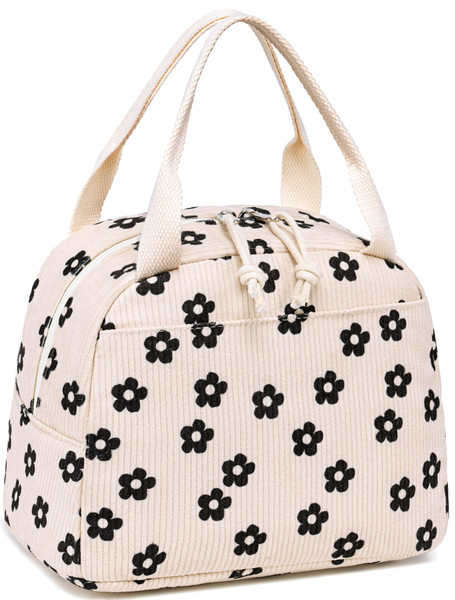 LEDAOU Lunch Box for Women Insulated Lunch Bag Corduroy Lunch Tote Bags Leakproof Cooler Lunchbox for Travel Work Picnic LEDAOU Lunch Box for Women Insulated Lunch Bag Corduroy Lunch Tote Bags Leakproof Cooler Lunchbox for Travel Work Picnic