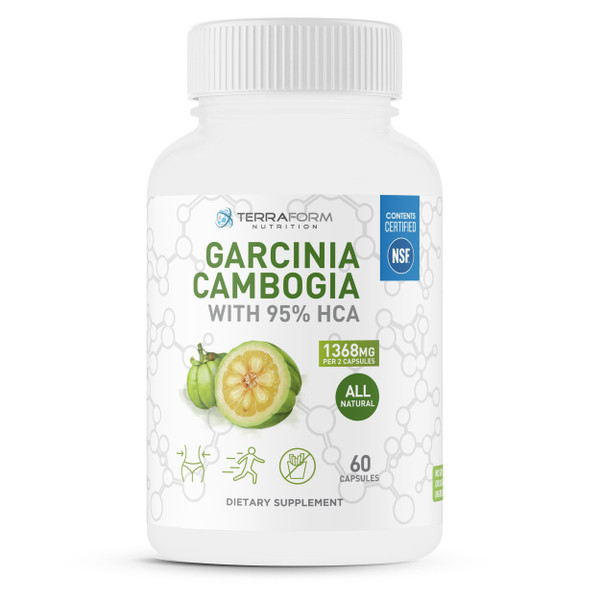 100% Pure Garcinia Cambogia Extract – 95% Natural HCA 1368mg per Serving – Fast Weight Loss Support, All-Natural Appetite Suppressant – for Men & Women - 30 Servings