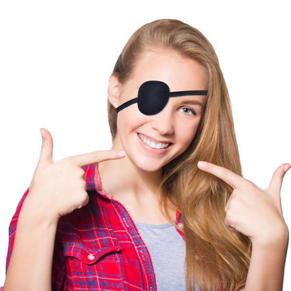 favide Eye Patch Strabismus Adjustable Eye Patch Eye Mask with Buckle for Adults and Kids