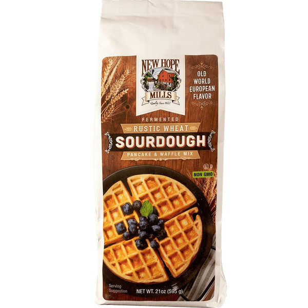 Sourdough Pancake and Waffle Mix, Non-GMO, By New Hope Mills, 21 oz