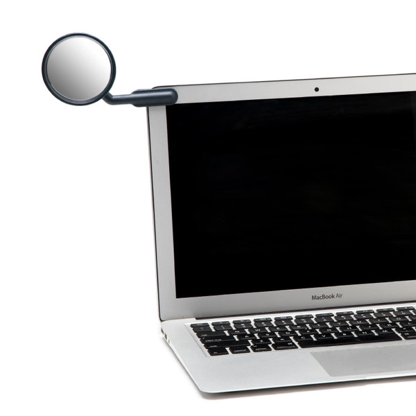 Peleg Design Watch-It – Monitor Mirror, Clip-On Cubicle, Computer Rear-View mirror, Convex for Personal Safety or Security, Cabinet Desk Rear-View Monitors Blind Spot