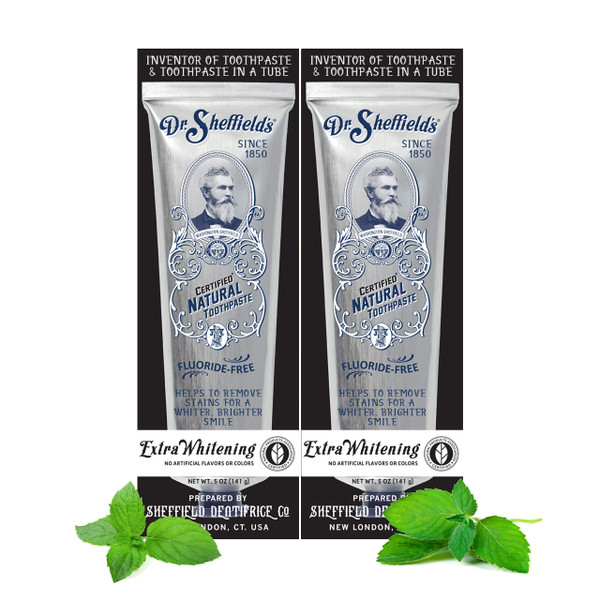 Dr Sheffield's, Toothpaste Extra Whitening, 5 Ounce