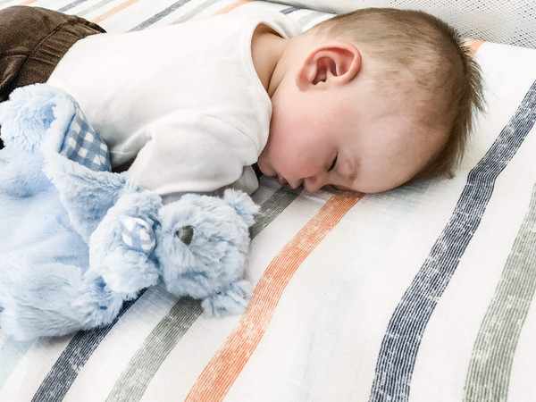 Jamn Kelly Toys 10" X 10" Blue Bear with Baby Blanket & Rattle, Multi