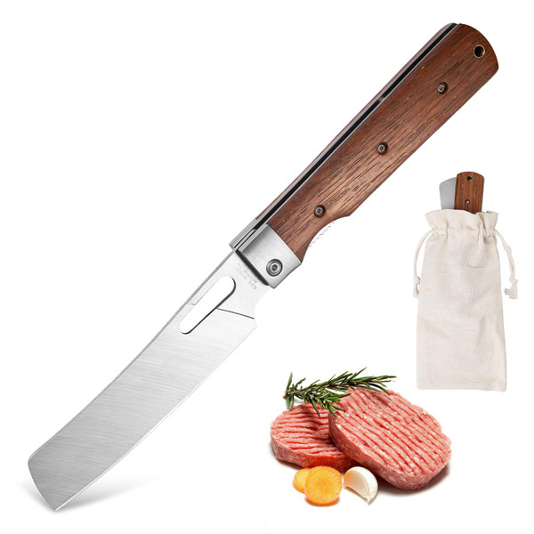 XXV 4.8 inch Folding Chef Knife,Ultra Sharp 440A Stainless Steel Blade,Pocket Foldable Japanese Style Kitchen Knife for Outdoor Camping BBQ Trip Cooking XXV 4.8 inch Folding Chef Knife,Ultra Sharp 440A Stainless Steel Blade,Pocket Foldable Japanese Style Kitchen Knife for Outdoor Camping BBQ Trip Cooking