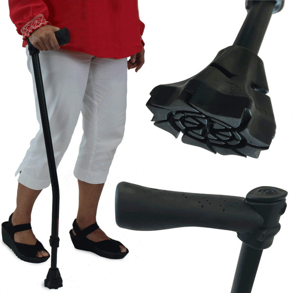 Dynamo Cyclone Cane Maximum Grip for Every Step. Designed for All-Day Comfort. Built to Keep You Steady and Safe. Stability You can Trust, Anywhere You go. (Green)