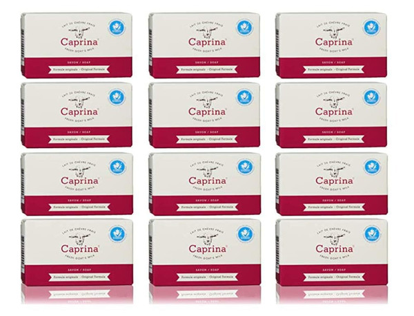 Caprina by Canus Fresh Goat's Milk Soap, Original (12 bars)