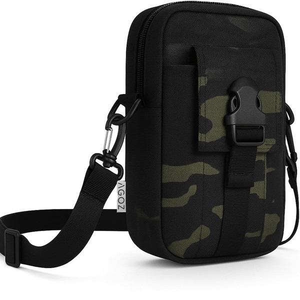 Hiking Utility Bag Case, Agoz Molle Pouch for Garmin GPS Montana 680 750i 700i, Oregon 700 750, inReach Explorer GPSMAP