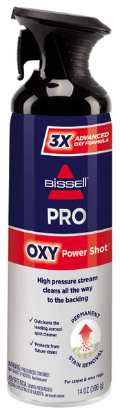 Bissell Professional Power Shot Oxy Carpet Spot, 14 Ounces, 95C9 Stain Remover Bissell Professional Power Shot Oxy Carpet Spot, 14 Ounces, 95C9 Stain Remover