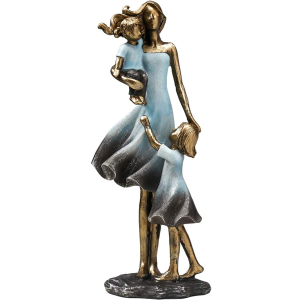 AEVVV Mother with Children Figurine Statue Art Sculpture Figure Polyresin Home Decoration Desk Ornament, Statuette for Your Desk - Bookshelf - Dinning Table AEVVV Mother with Children Figurine Statue Art Sculpture Figure Polyresin Home Decoration Desk Ornament, Statuette for Your Desk - Bookshelf - Dinning Table