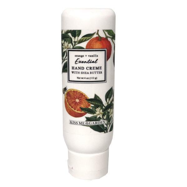 Kiss Me In The Garden 4 oz Orange Vanilla Hand Creme Tube