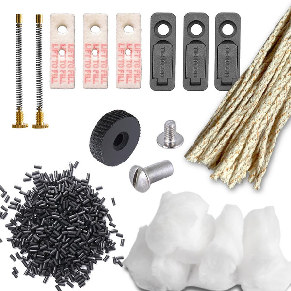 Ultimate Consumption Supplies Package for Petrol Fuel Lighter, (Spring Screw, Flint Stone, Cotton, Wick, Cotton Felt Pad & Rubber Felt Pad ,Tweezers) Compatible with Zoro lighters Ultimate Consumption Supplies Package for Petrol Fuel Lighter, (Spring Screw, Flint Stone, Cotton, Wick, Cotton Felt Pad & Rubber Felt Pad ,Tweezers) Compatible with Zoro lighters