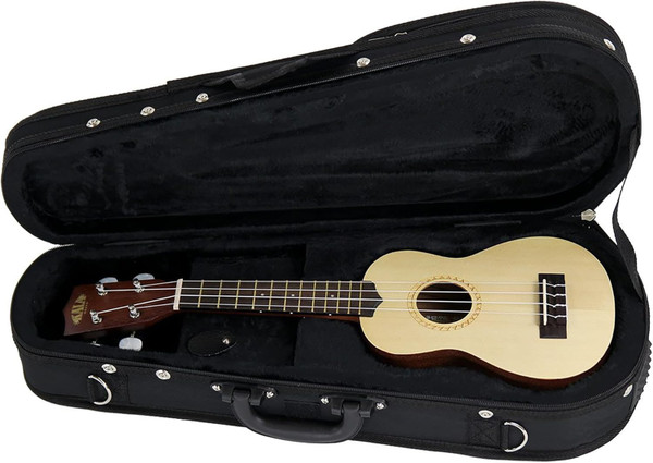 Gearlux Soprano Ukulele Polyfoam Case - Black