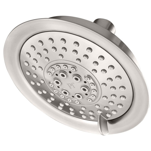 Pfister Universal Trim Round Raincan Shower Head (Arm & Flange Not Included), 5-Function, Brushed Nickel Finish, 015TD1K
