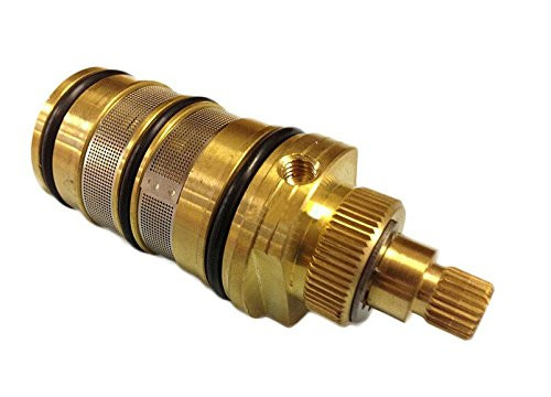 Copper Thermostatic Valve Spool Faucet Cartridge Bath Mixer Tap Shower Mixing Valve Adjust the Mixing Water Temperature