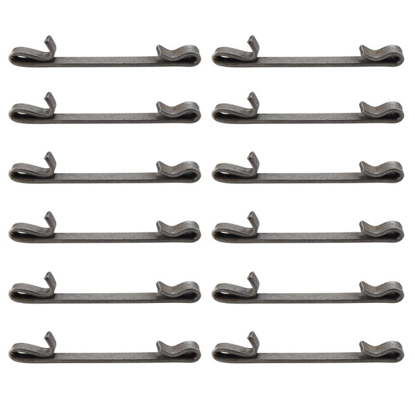 12 Pcs Early 2'' Double Loop Style Tool Box Drawer Slide Retaining Keeper Clips for Napa Mac Matco Proto Sears Craftsman Toolbox