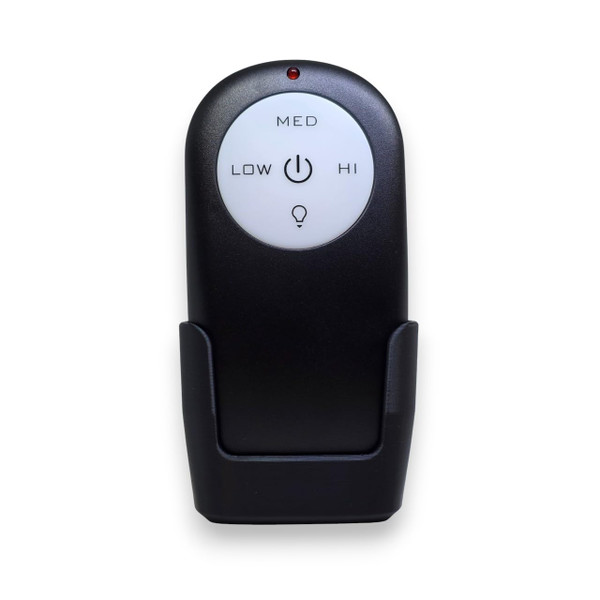 Makesus Fan Remote Holder Wall Mount Bracket for Merwry Home Decorators Collection Ceiling Fan Remote Control - Remote Not Included (1 Pk Black)