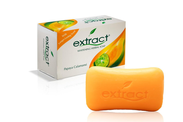 extract Original Herbal Whitening Soap With Papaya And Calamansi 125g