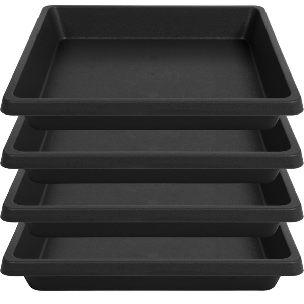 Feyvdzv Plant Saucer 12 Inch Square 4 Pack 6 8 10 14 16 18 20 inch, Plant Saucers for Indoors and Outdoors, Saucers for Potted Plants, Planter Saucer, Plant Water Catcher Trays for Pots Feyvdzv Plant Saucer 12 Inch Square 4 Pack 6 8 10 14 16 18 20 inch, Plant Saucers for Indoors and Outdoors, Saucers for Potted Plants, Planter Saucer, Plant Water Catcher Trays for Pots