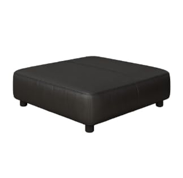 EASE MOOSE Seat Cushion, Accessory of Sofa, Faux Leather Seat Cushion for Sectional Couch, Black