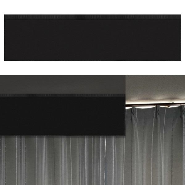 68 x 16.5 Inch Top of Curtain Light Blocker for Blackout Curtains Light Blocking Fit for Bedroom Bathroom Easy Installation with Self-Adhesive Tape