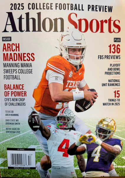 Athlon Sports College Football Magazine Year 2025