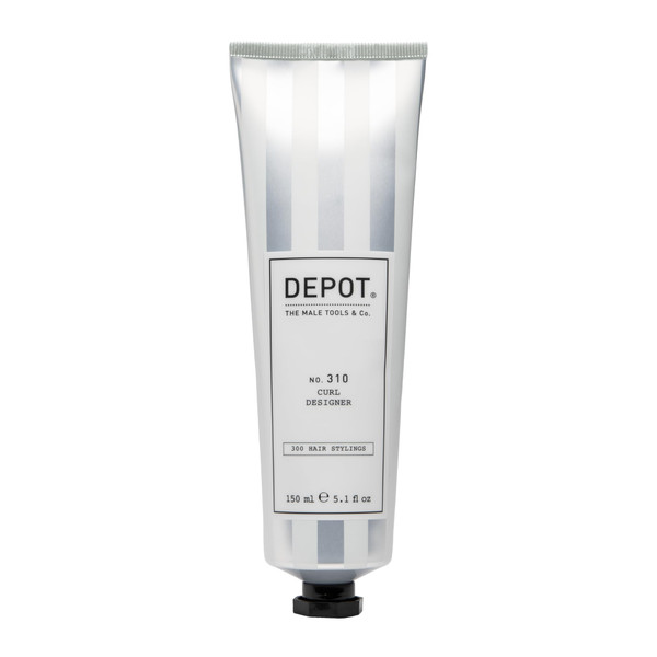 Depot No. 310 Curl Designer | Styling Cream for Curly Hair | Shapes, Defines & Controls Frizz |With Botanical Extracts, Black Tea & Aloe| Medium Hold | 5 fl.oz.