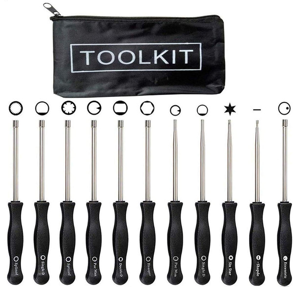 11 Pcs Carburetor Adjustment Tool Screwdriver Kit for Common 2 Cycle Carburator Adjusting Small Engine Carb Tune up Adjusting Tool,11 Carburetor Adjustment Tools+Bag by Lucky Seven