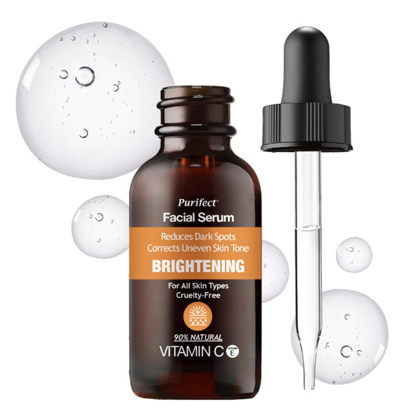 Purifect Hydrating Vitamin C Facial Serum – Hydration & Pore Care with Vitamin E & Niacinamide – Made in USA | Improves Firmness, Rejuvenates, Repairs Skin Cells & Boosts Radiance | 30ml