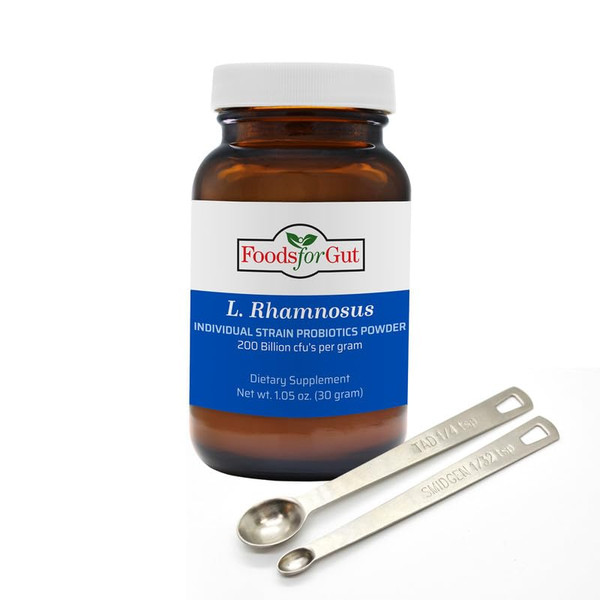 Lactobacillus Rhamnosus Probiotic Powder 200 Billion cfu's | Made in USA | No Additives | Direct from Manufacturer | No Third-Party Storage | Immune Support | L. Rhamnosus | 30 Grams (1.05 Oz)