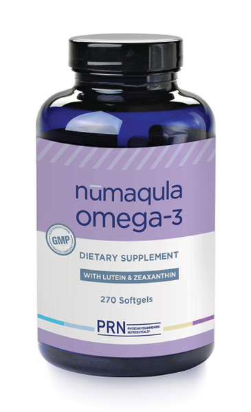 nūmaqula Omega 3 Supplement - 270 Softgels, 90-Day Supply - Re-Esterified Omega 3 Triglyceride Form with Lutein & Zeaxanthin - 1400mg DHA & 400mg EPA for Macular & Retinal Support