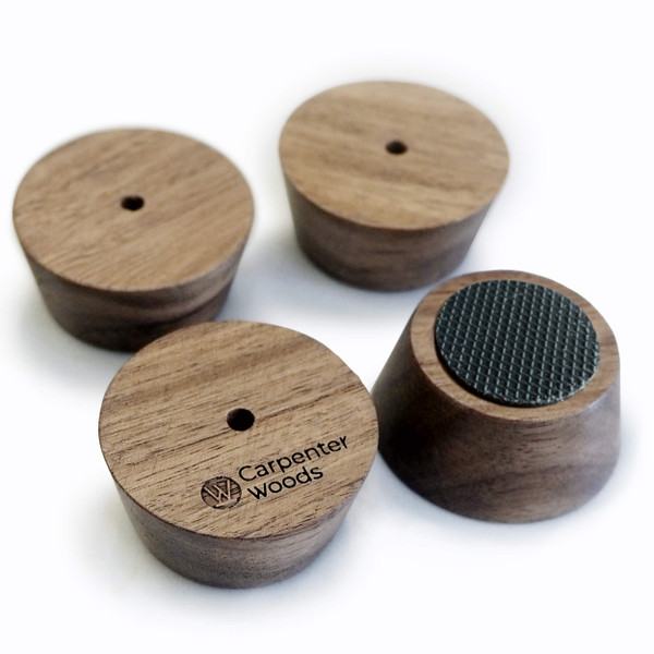 Carpenter Woods Wooden Cutting Board Feet - Wooden Cutting Board Kit With Silicone Rubber Feet