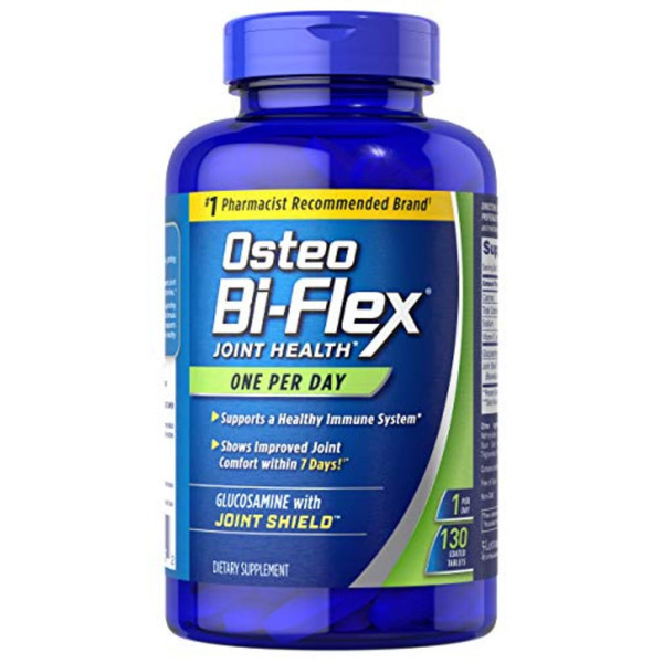 Osteo Bi-Flex Glucosamine with Vitamin D, One Per Day By Osteo Bi-flex, Joint Health,130 Coated Tablets, 130 Count
