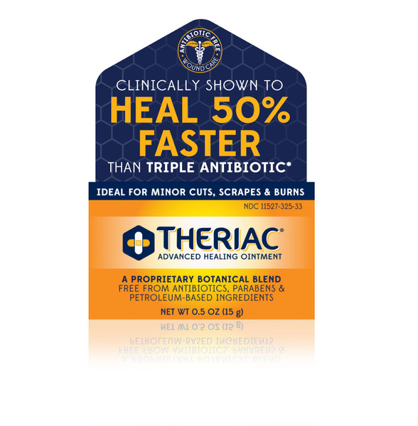 Theriac Advanced Manuka Honey Healing Ointment – Clinically Shown to Heal 50% Faster Than Triple Antibiotic/Ideal for Minor Cuts, Scrapes, and Burns / (0.5 Oz)