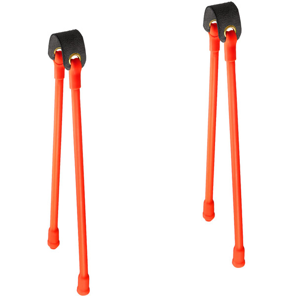 Shappy 2/4/8 Pcs Slingshot Replacement Band Sets Heavy Pull Slingshot Replacement Rubber Bands Tubular Elastic Rubber Band for Hunting Catapults Outdoor Games(Orange,2 Pieces)