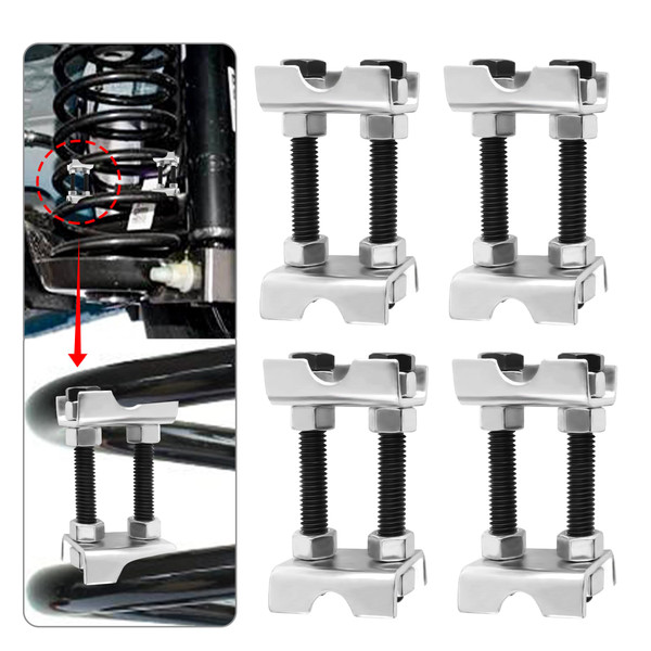 4PCS Coil Spring Spacer,2 Way Adjustable Coil Spring Compressor Tool Keep Springs Aligned & Shock Absorber,Automotive Strut Spring Compressor Suitable for Cars,SUVs,Trucks (4PCS) 4PCS Coil Spring Spacer,2 Way Adjustable Coil Spring Compressor Tool Keep Springs Aligned & Shock Absorber,Automotive Strut Spring Compressor Suitable for Cars,SUVs,Trucks (4PCS)