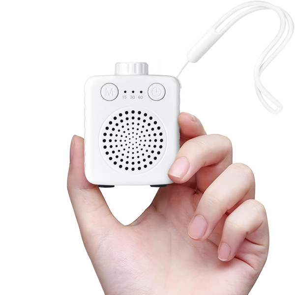 Portable Noise Machine, FANSBEN White Sound Machine with 13 Natural Sounds USB Rechargeable/Memory Function/Adjustable Volume, for Home and Office Travel