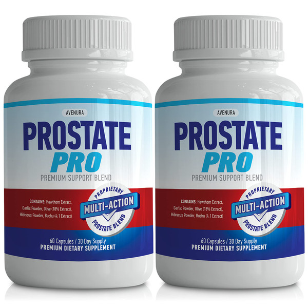 Avenura (2 Pack) Prostate Pro Supplement for Men (120 Capsules)