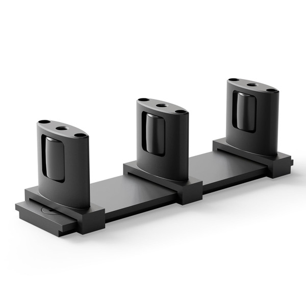 BONIKLUBA Siding Closet Door Floor Guide,Barn Door Guide for Bottom,Adjustable Bypass Door Floor Guide 3-Roller Design,Black