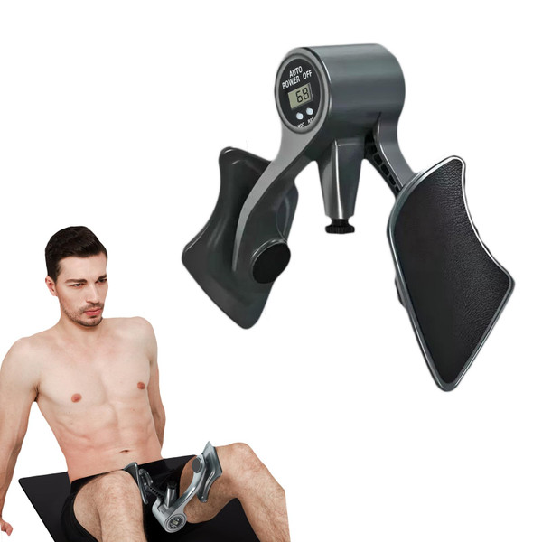 Kegel Exercises for Men, Pelvic Floor Muscle Exercise, 132 lbs Hip Trainer, Adjustable Resistance, TIME&Call Calculate Exerciser for Home Workout, Inner Thigh Slimmer, Hip Strengtheners