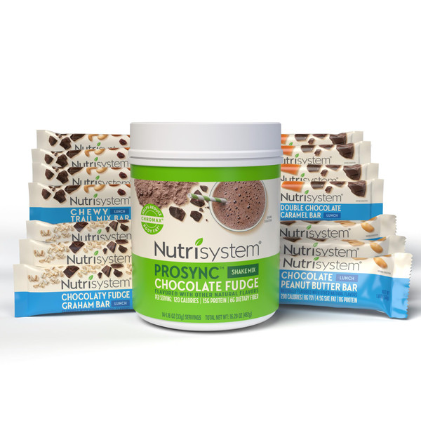 Nutrisystem® 14-Day Meal Replacement Kit with Lunch Bars & Shakes, 28 Servings
