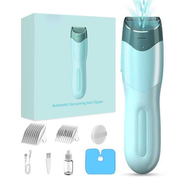 Favrison Vacuum Hair Clippers for Kids & Men, Electric Haircut Kit with Dual Motor Power, Cordless Professional Hair Trimmer, IPX7 Waterproof & Rechargeable