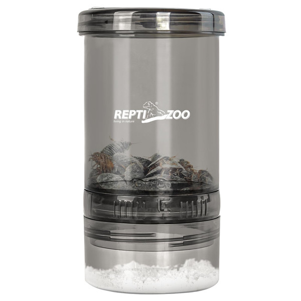 REPTI ZOO Reptile Cricket Calcium Powder Mixer, Cricket Keeper Shaker for Bearded Dragon Gecko Snake Lizards, Dispenser Feeder for Chameleon Reptile & Amphibians