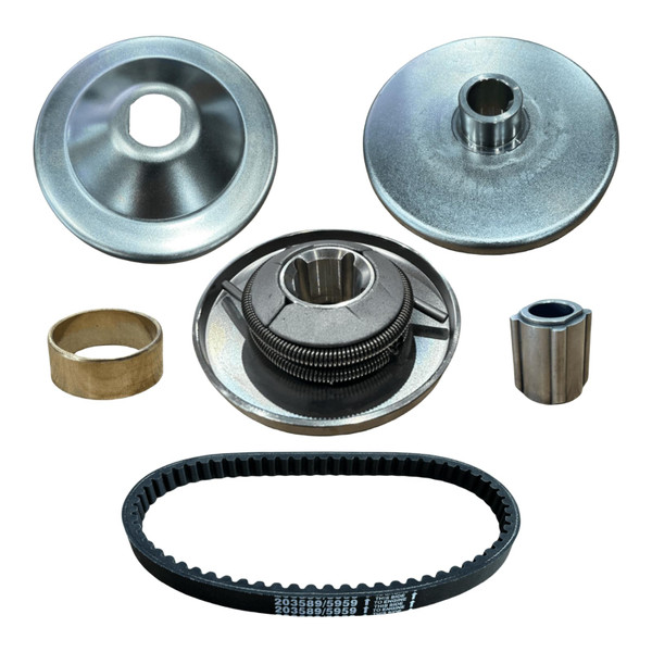 30 Series 6.5 HP Predator 212CC 3/4" Bore Max Torque Converter Go Kart Mini Bike Driver Pulley Clutch With Comet 203589 / Manco 5959 Drive Belt