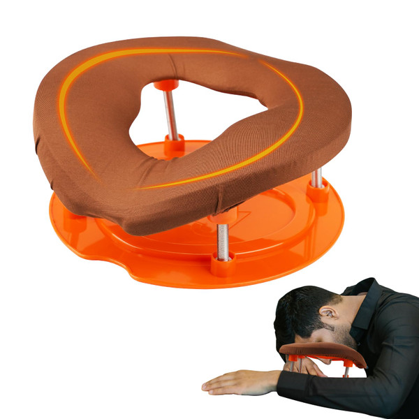 XIEEIX Face Down Pillow After Eye Surgery, Soft Silicone Cushion Massage Face Pillow, Height Adjustable Prone Pillow Retina Lying Pillow, Face Cradle for Eye Surgery