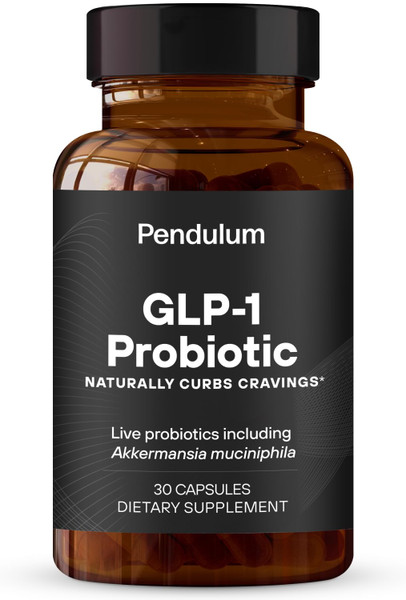 Pendulum GLP-1 Probiotic – Relieves GLP-1 Digestive Issues Like Bloating, Constipation & Diarrhea | Improves Regularity & Gut Health with Akkermansia & Other Strains (30 Capsules)