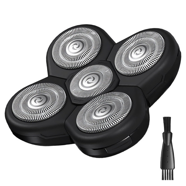 wotdmu Bald Head Shaver Replacement Blades - Sharp Flexible Stainless Steel Rotary Blades for Electric Razor Refills