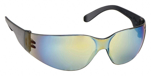 Gateway Safety 467M Starlite Safety Eyewear - Gray Temples, Gold Mirror Lens